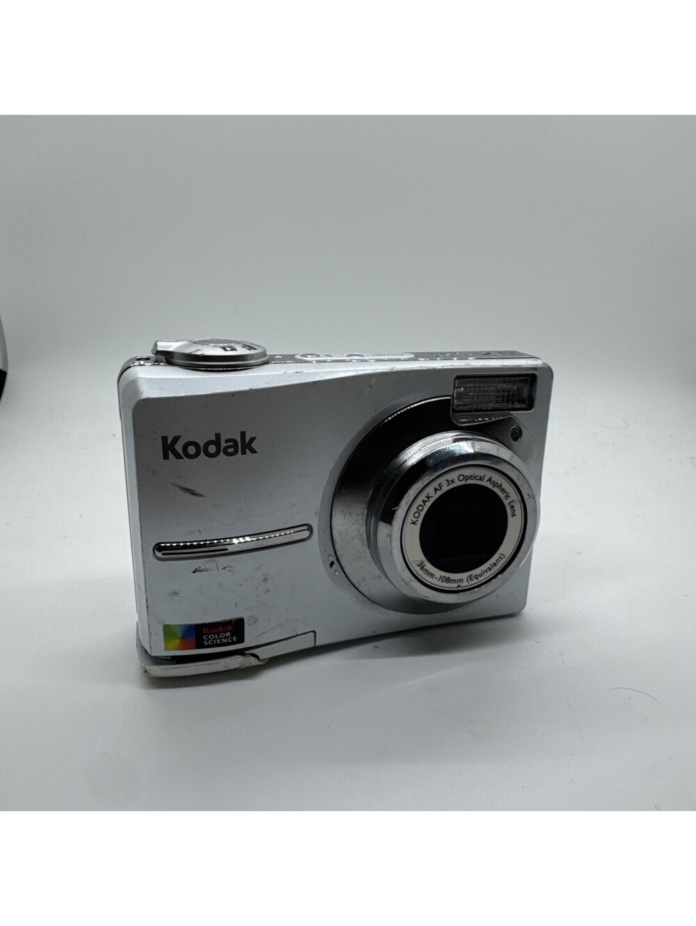 Kodak EasyShare C613 6.2MP Digital Camera Silver - No SD Card - Tested & Works
